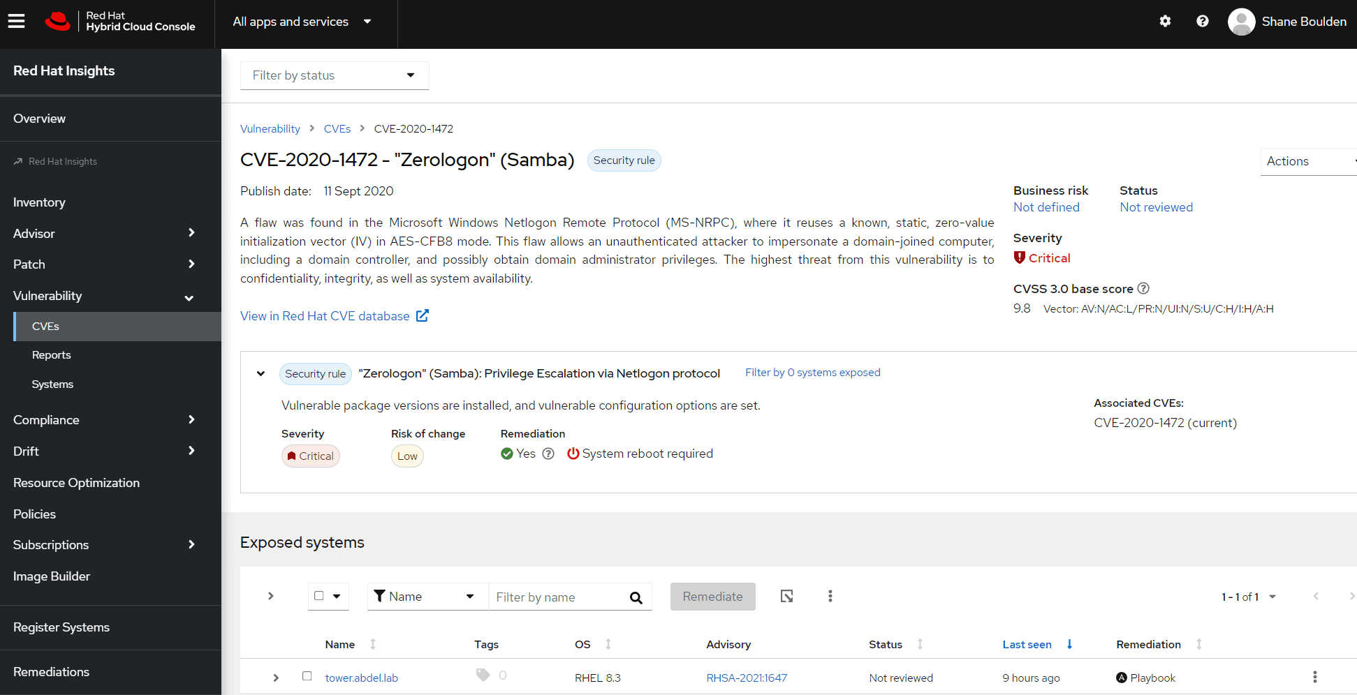 Insights CVEs