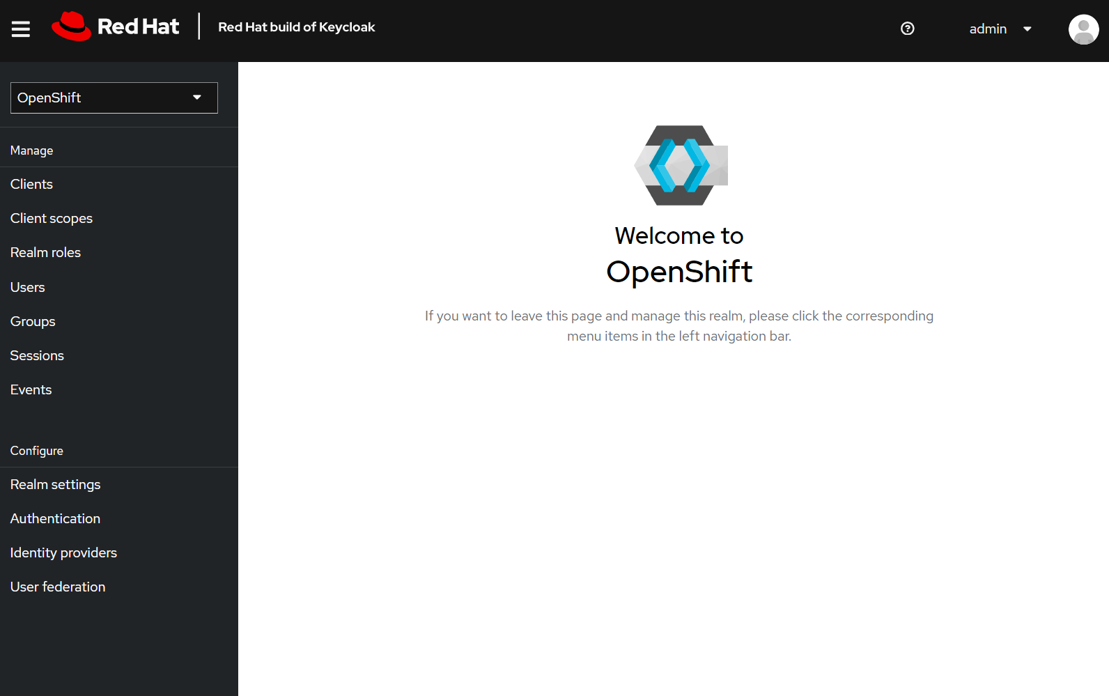 openshift realm